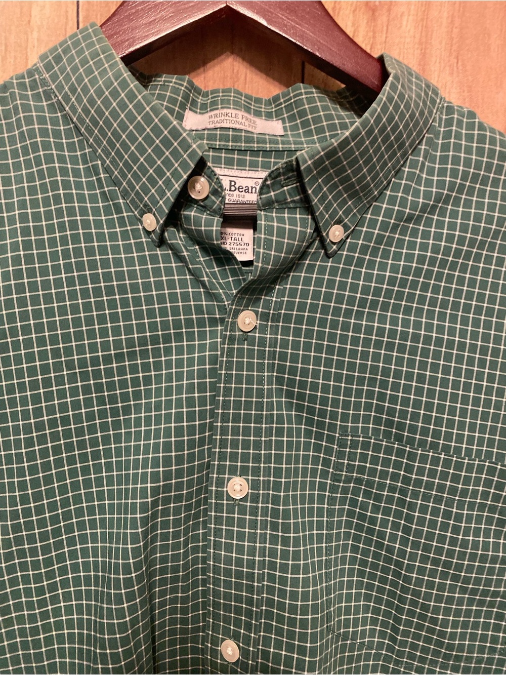 L.L.Bean XXL Tall bundle of 3 men’s Casual Button Down Shirts plaid - Picture 16 of 16